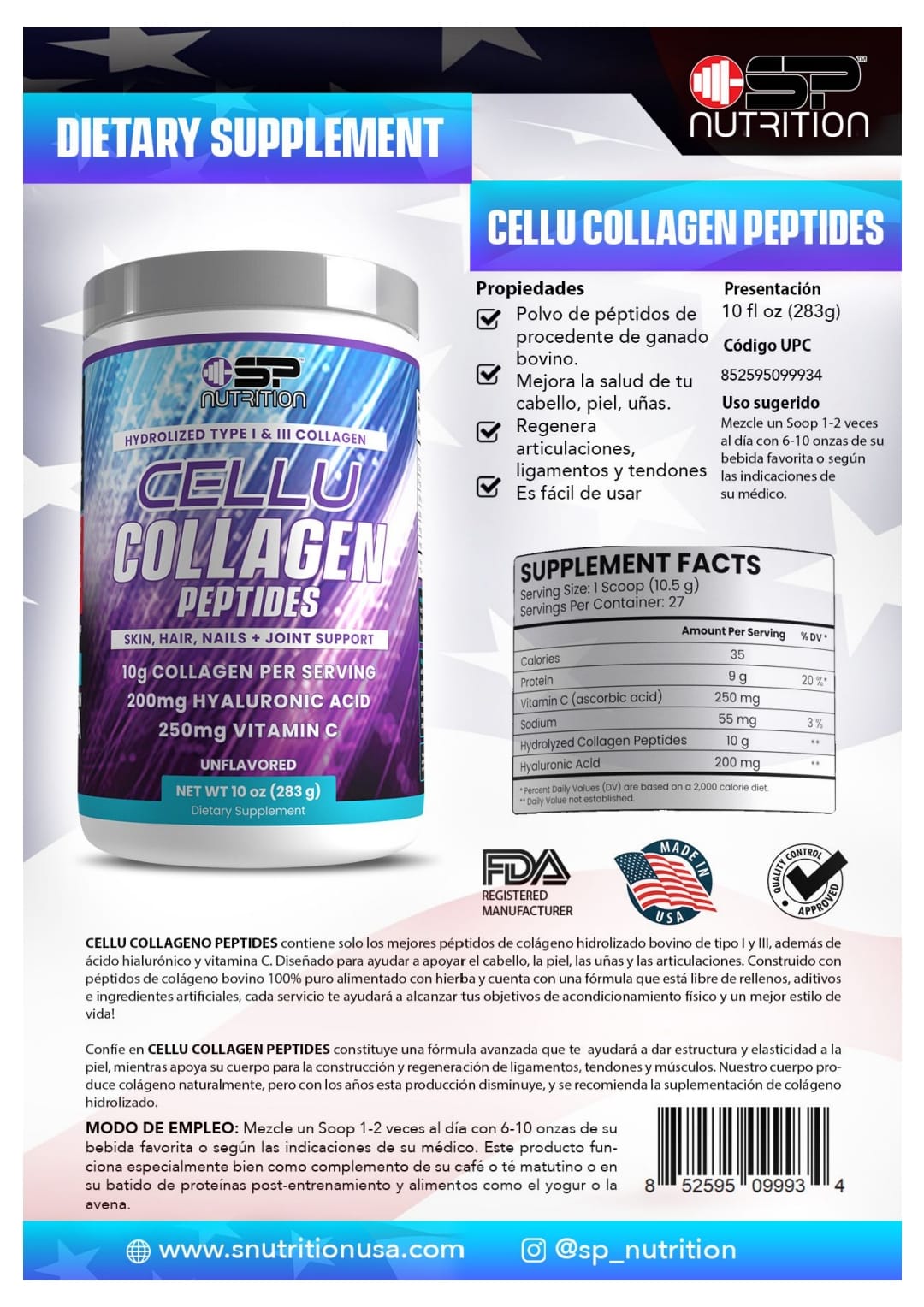 Cellu Collagen Peptides
