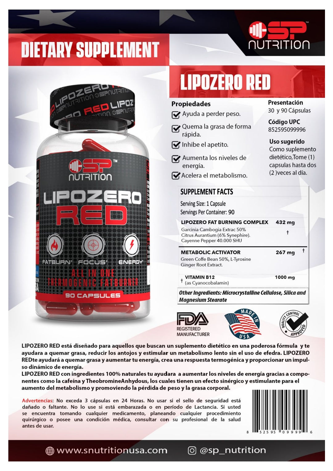 Lipozero Red